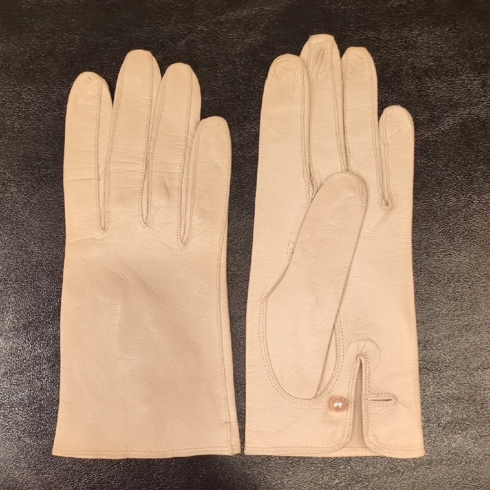 Vintage Stetson Leather Gloves Size 6.5